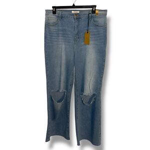 Vibrant Mui Back to School Flare Jeans Sz 3x